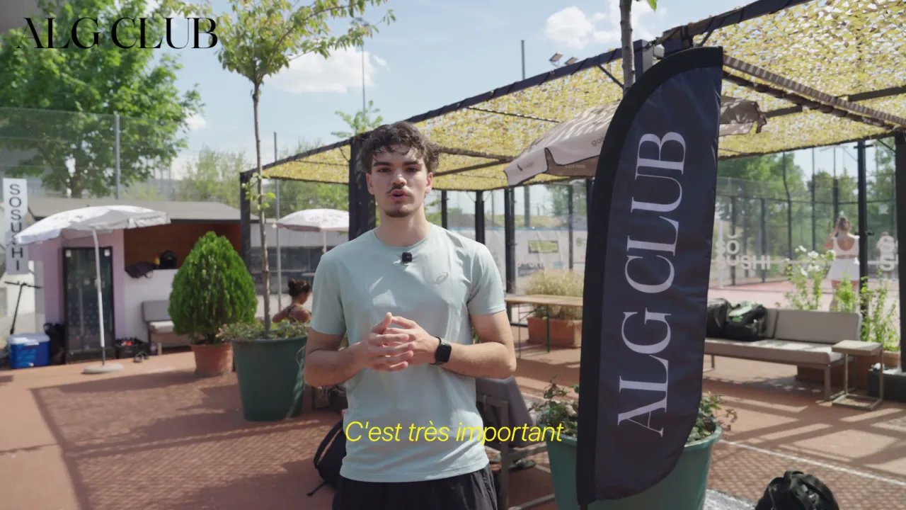 Ruben Reis, membre d'ALG Club, pendant son interview vidéo